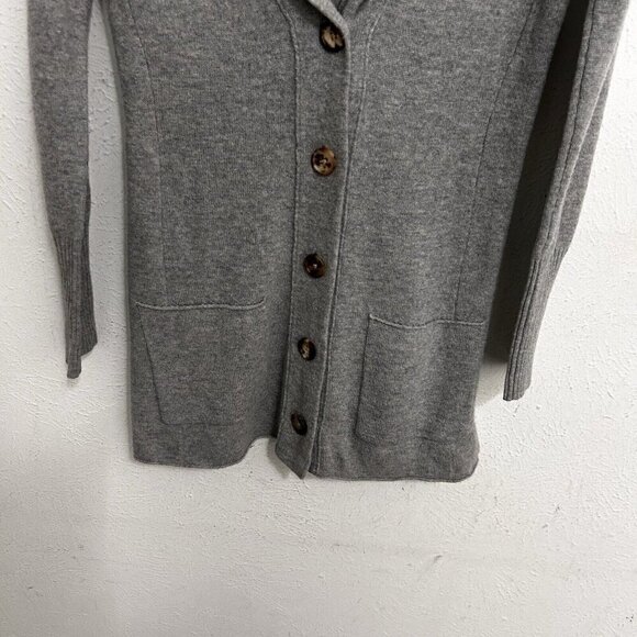Eileen Fisher Cardigan‎ Sweater Merino Cashmere Blend Shawl Collar Button Up XS - Picture 3 of 12